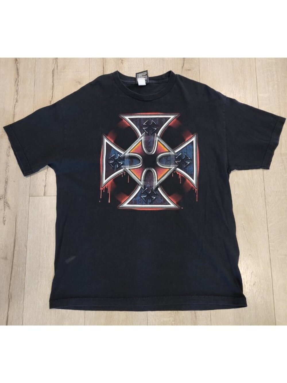 2005 WWE Authentic Triple H Black T-Shirt "What I Wanna Do When I Wanna Do It"XL